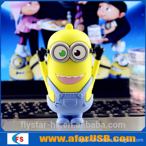 Cartoon PVC Despicable Me external portable power bank Mr Minion